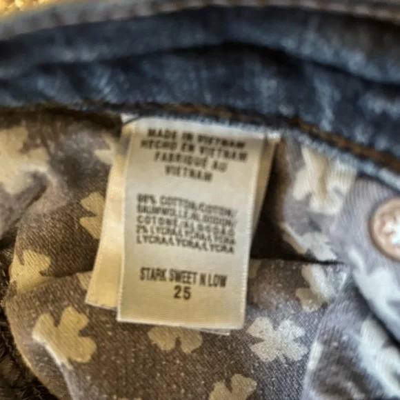 Lucky Sweet n low jeans size 0/25 - Picture 5 of 6